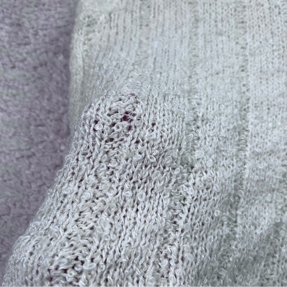 Vintage Diane Von Furstenberg Cream Loose Knit Sweater Vest Size Medium Preppy - Picture 8 of 12